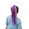 New Girls Colorful Wigs Ponytail Kids Hair Accessories Head Band Hair Ornament Headbands Rubber Bands Beauty Hair Bands Headwear