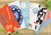 Maruzen Tenugui Hand 37 x 98 cm Chū-sen (Choju-giga) Towel, 422,