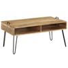 Day and Night - Day and Night Solid Mango Wood Coffee Table 100x60x45 Cm