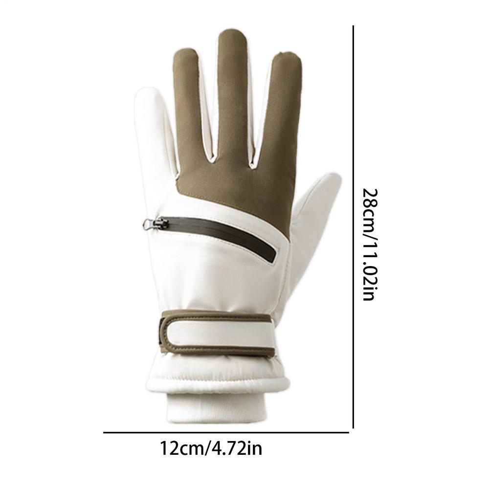 Ski Gloves Women Non-Slip Windproof Touchscreen Mittens Winter Gloves Warm For Biking Sporting Driving Skiing Women Men Outdoor
