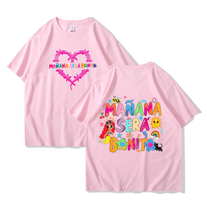 Limted Karol G Manana Sera Bonito T Shirts Fashion Harajuku Hip Hop T-Shirt Unisex Casual Breathable Cotton Oversized Tee Shirt