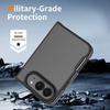 Skin Feel Contrast Color TPU+PC Hybrid Phone Case For iPhone Duo, Shockproof Anti-Scratch Protective Cover