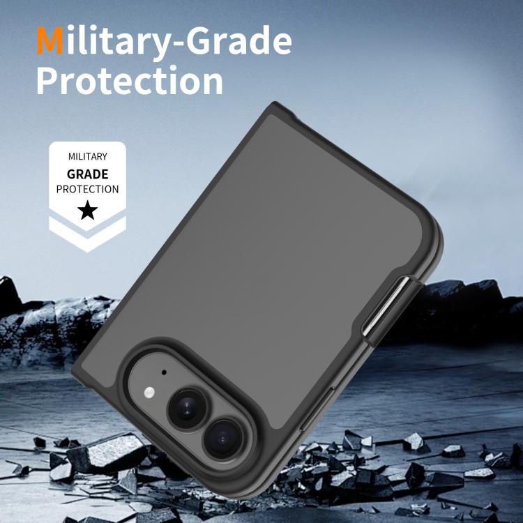 Skin Feel Contrast Color TPU+PC Hybrid Phone Case For iPhone Duo, Shockproof Anti-Scratch Protective Cover