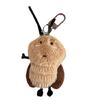 Encantador Juguete de Peluche de Dibujos Animados de Cucaracha para Niños Llavero Cucaracha de Dibujos Animados Encanto Suave Peludo Juguete de Cucaracha Relleno