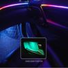 Universal Symphony Car LED Ambient Light 64 RGB Color Car Interior Acrylic Light Guide Decoration Atmosphere Light 18/10/6 in 1