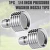Quick Plug Shower Head Stainless Steel Washing Nozzle Pressure Washer Nozzle  Garden Watering