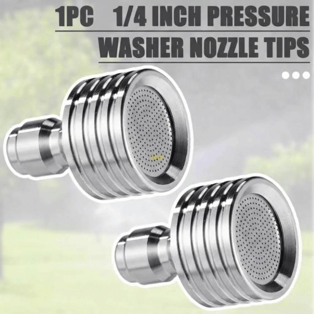 Quick Plug Shower Head Stainless Steel Washing Nozzle Pressure Washer Nozzle  Garden Watering