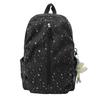 Schoolbag Japanese Student Schoolbag Starry Sky Printing Backpack Junior High School Schoolbag College Student Travel Bag iPad Small Backpack