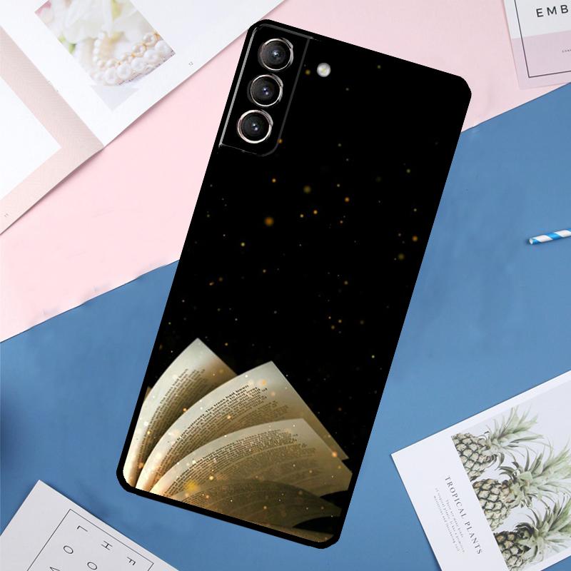 Book Lover Case For Samsung Galaxy S25 Ultra S21 S22 S23 S24 Ultra S9 S10 Plus S20 FE S25 FE Back Cover