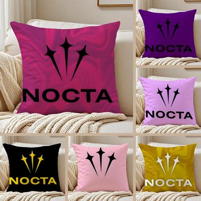 Nocta Fashion Luxury NNoctaSS Cushion Cover Pillowcase Antidustmite Invisible Zipper Short Plush Sofa Cushion