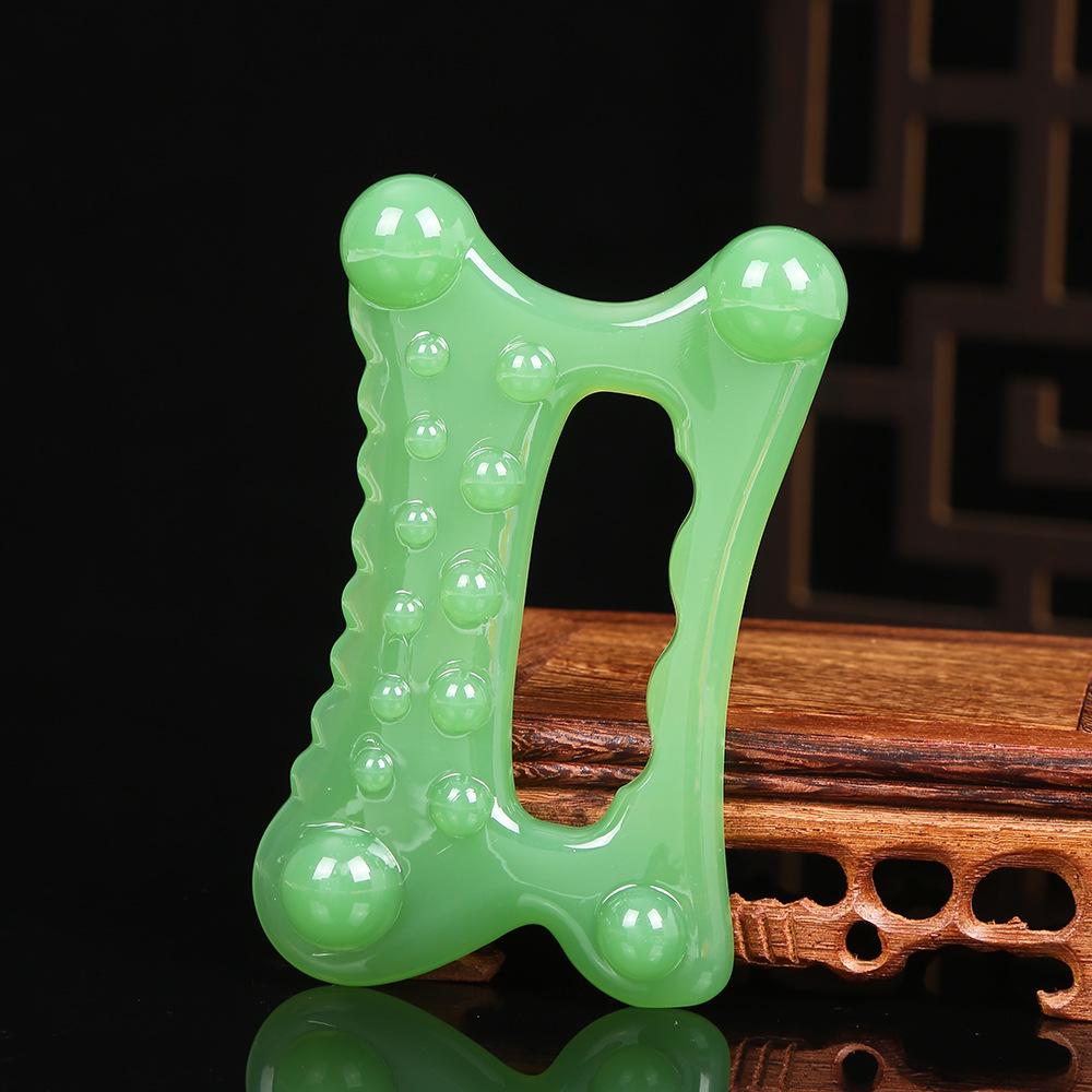 Nicht-Keramisches Wellenförmiges Gua Sha Werkzeug für Gesichts- und Körpermassage