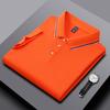 Polos pour Hommes et Femmes Été Nouveau T-shirts à Col Rayé Haute Qualité Couleur d'Assemblage Affaires Couleur Unie Manches Courtes
