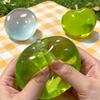Squishy Green Apple Stress Ball Soft Fidget Sensory Toy for Anxiety & Focus Desk Sensory Decompression Toy for Adults & Kids