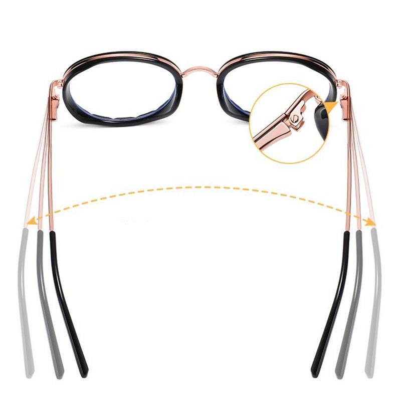 0 -0.5 -0.75 To -6.0 Round Myopia Glasses With Prescription 1.56 Aspheric Blue Blocking Light Student Computer Optical Spectacles
