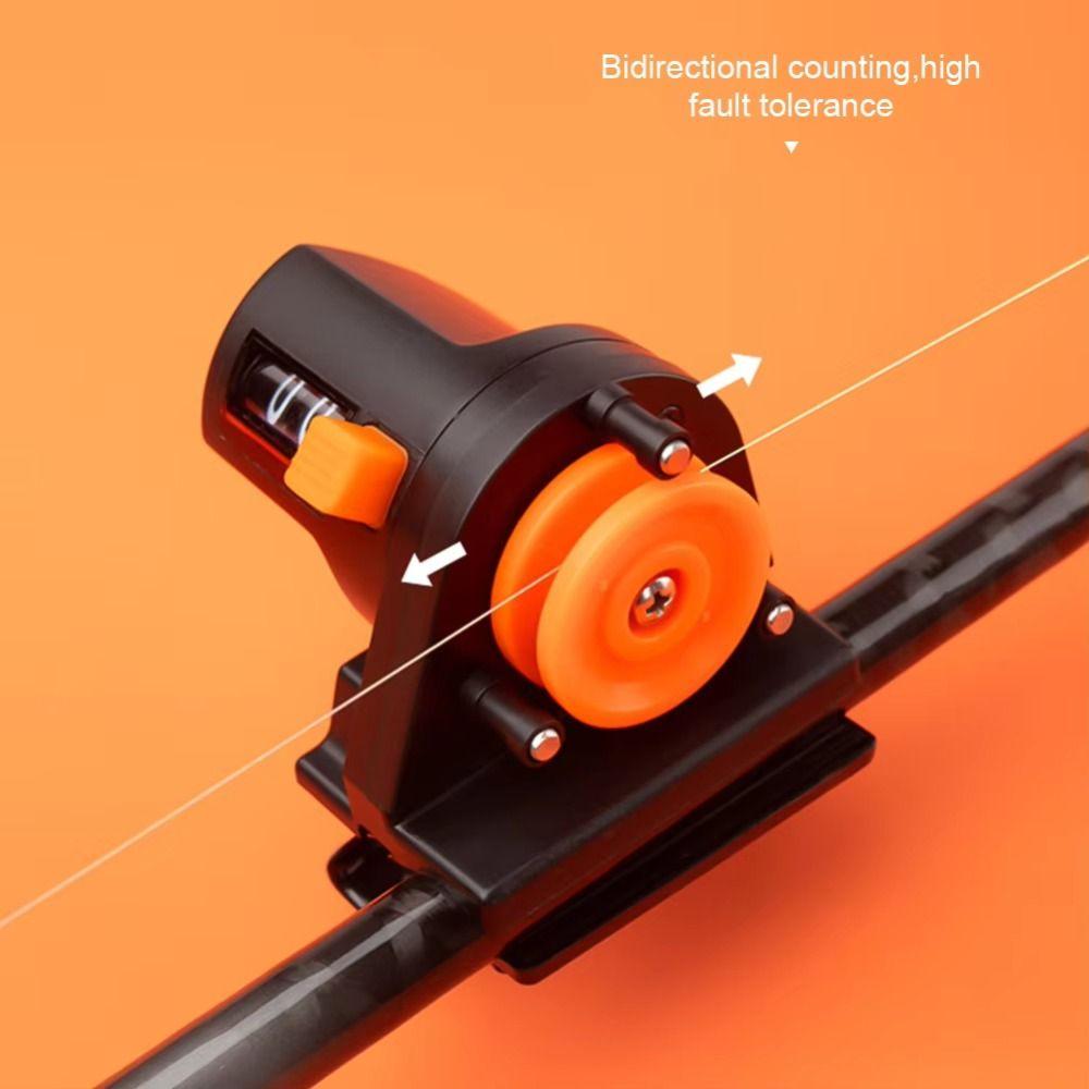 0-999M Depth Measurement Tool Universal Fishing Tackle Length Gauge Counter  Fishing Equipment