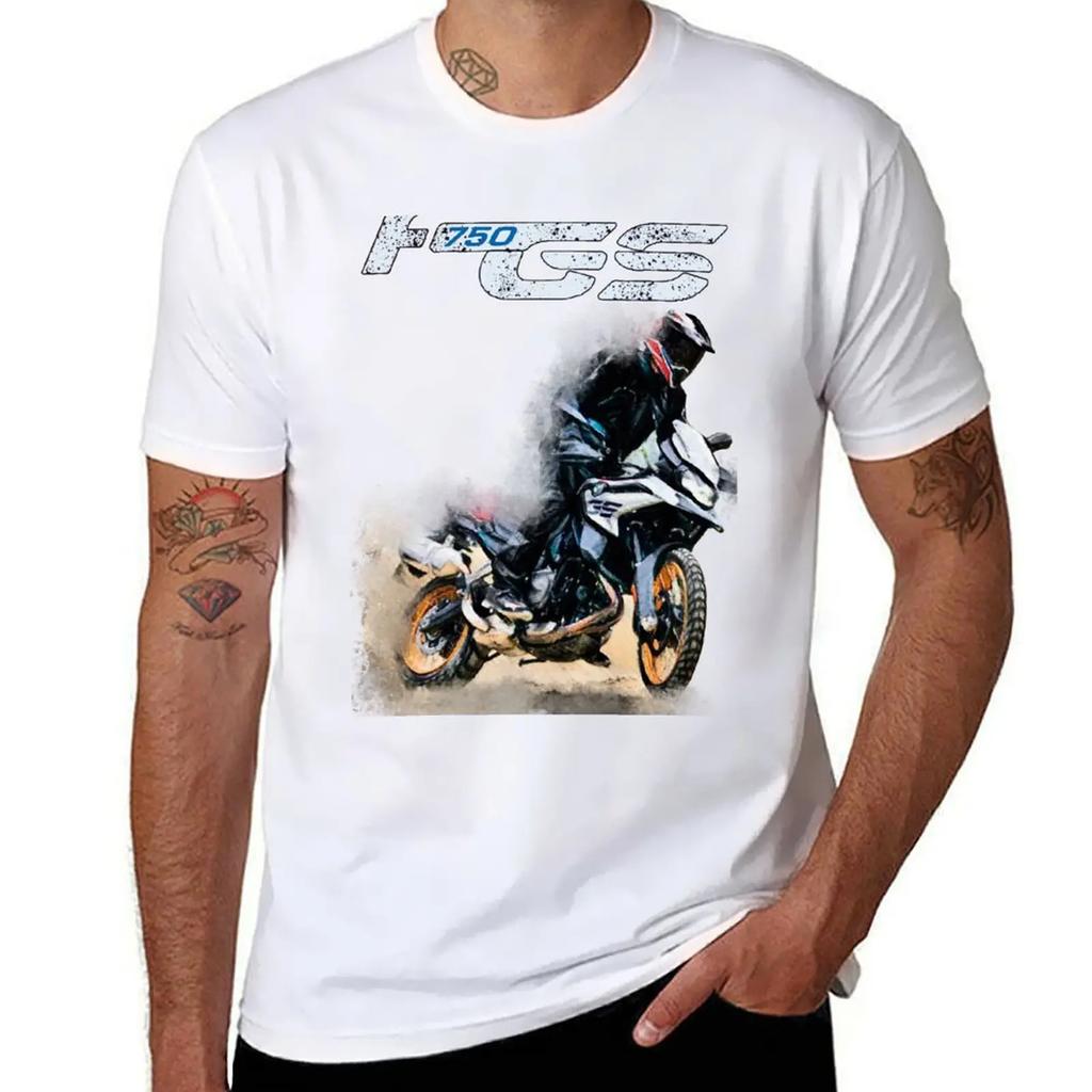 F 750 GS Premium Adventure Big Trail Μπλουζάκι για αγόρια με στάμπα ζώων γρήγορου στεγνώματος καλοκαιρινό τοπ μπλουζάκια ανδρικά με στάμπα hip hop