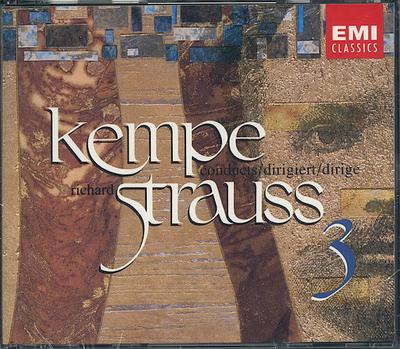 CD RICHARD STRAUSS, RUDOLF KEMPE, STAA - Kempe Conducts Richard Strauss - 3: CMS7643502 EMI Classics 1992 Japan Classical Used