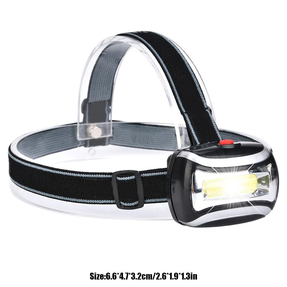 3W 800LM Mini Headlight High Bright Headlamp Long Range for Outdoor Activities Emergencyblack
