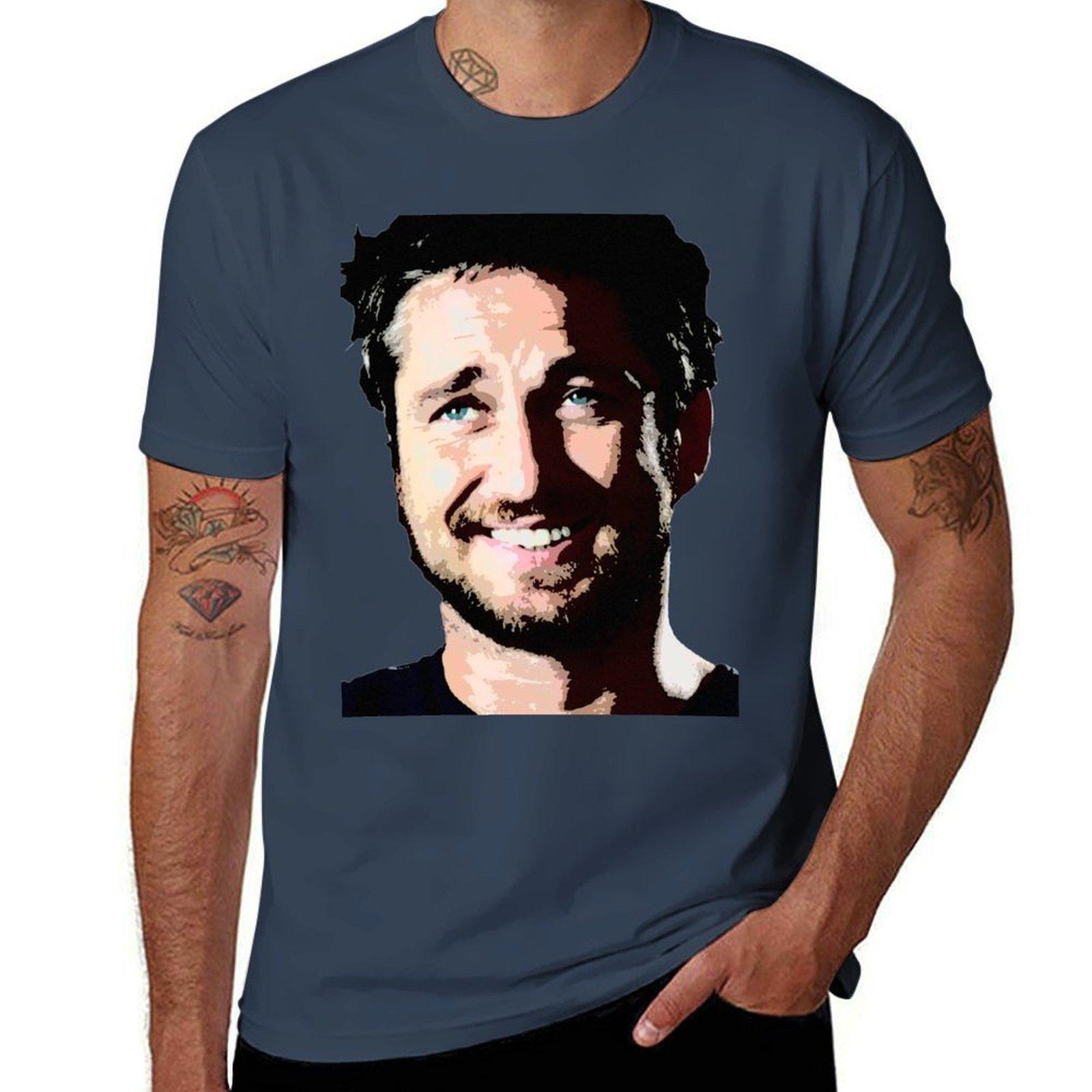 Gerard Butler Coloured Tshirt Plus Size All Match Tee Shirt S