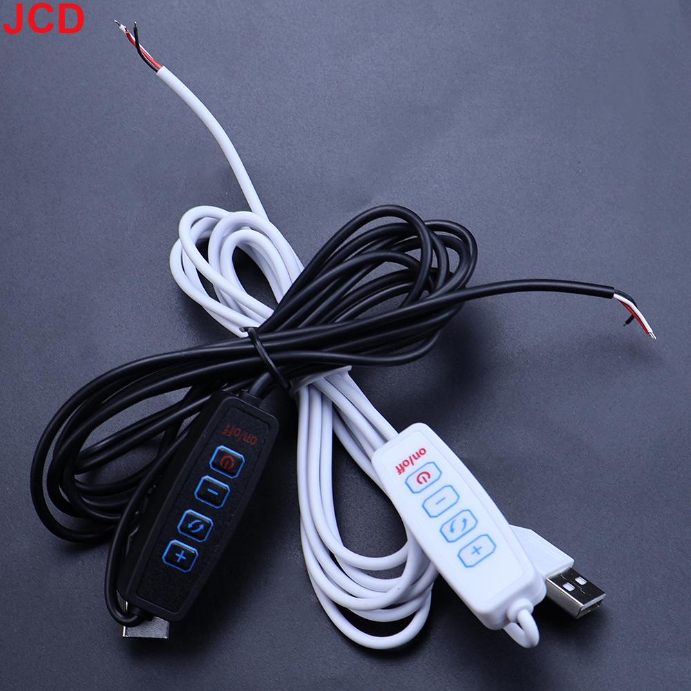 DC 5V LED Dimmer USB Port Power Supply Line Dimming Color-matching Extension Cable With ON OFF Switch Adapter For LED Light Bulb
