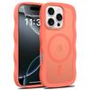 Orange for Apple 17promax Skin-feeling Magnetic Phone Case 2.0 Anti-fall Matte for IPhone16e Protective Case