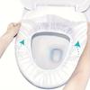 10pcs Disposable Toilet Seat Covers, Waterproof & Dust-Proof, Individually Wrapped - Hygienic & Convenient for Travel and Public Restrooms