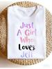 Just a Tshirt for Someone Who Loves Jeff Casual Fit Tshirt Letter Print Fun Gift for Men Soft Crew Neck Sleeves01 Men's