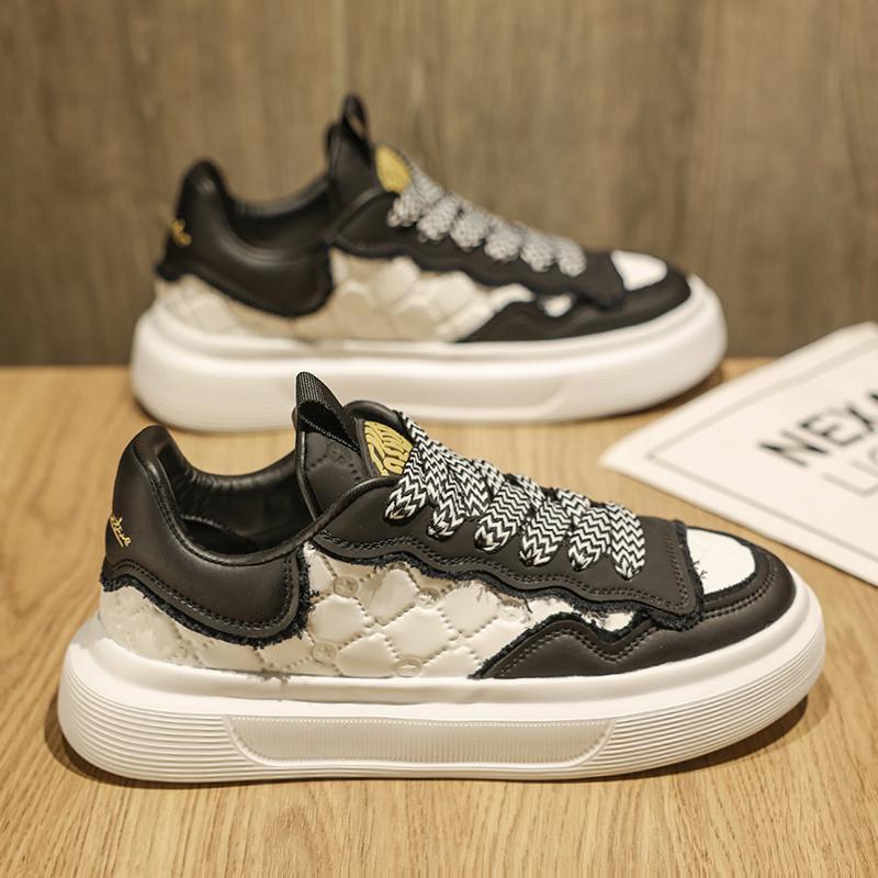 

Размер кроссовок Мужская обувь Студенческая Легкая кеды Круглый носок Индивидуальность Модные Спортивные Повседневная обувь Белые кроссовки Тренд 44