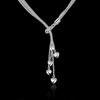 95 Sterling Silver Necklace Necklace Long Necklace Five-star Maxi Necklace