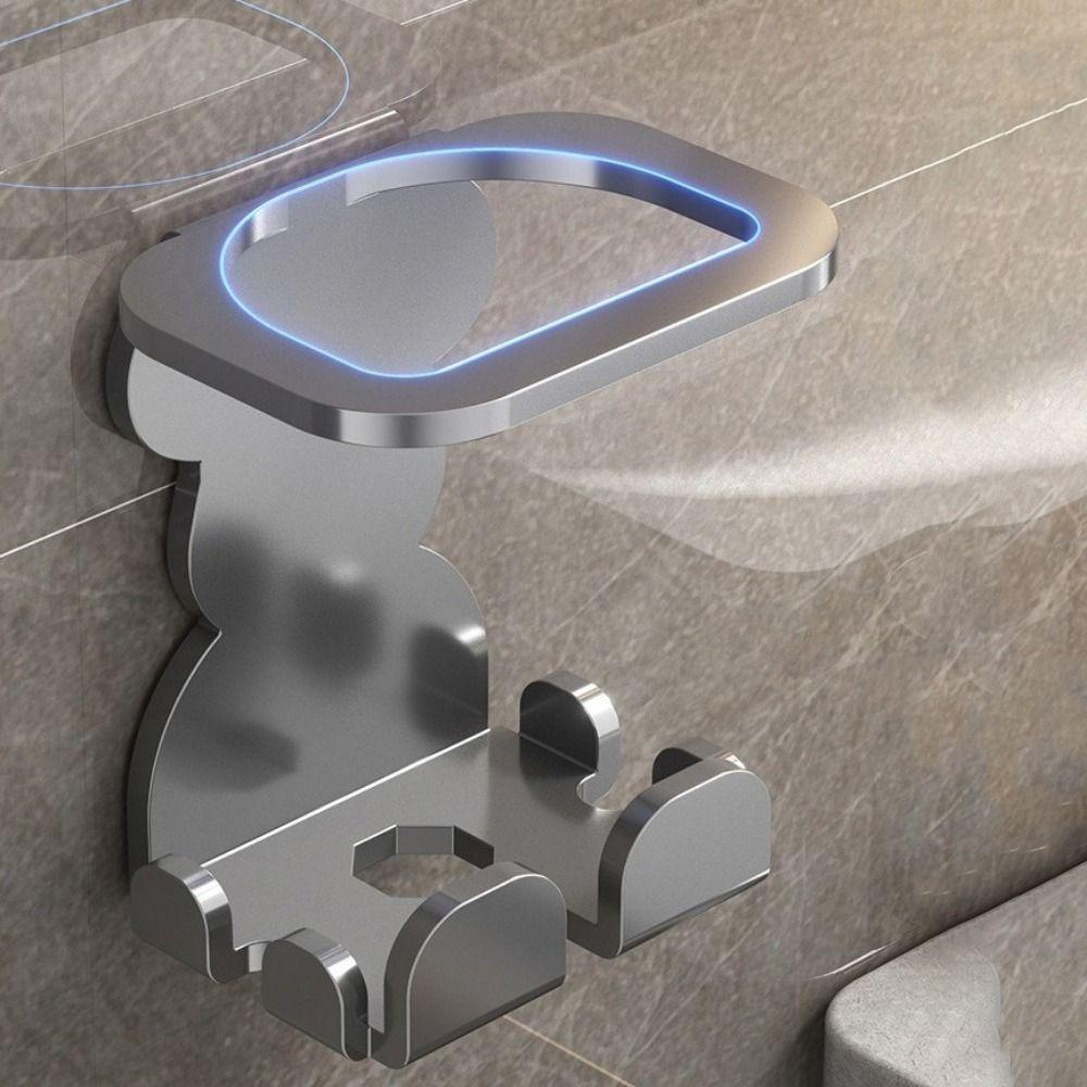 2PCS Carbon Steel Electric Shaver Storage Rack Wall Mounted Shaver Display Stand  for Bathroom