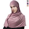 Versatile Long-style Women's Casual Fashionable Solid-color Sun-protective Breathable Headscarf