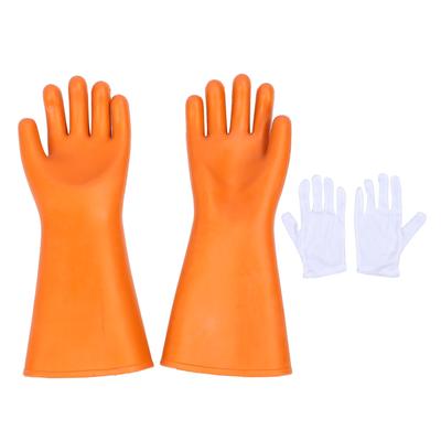 Sicherheitsschutzhandschuhe für die Arbeit, dickes Gummi, 25.000 V, 12 kV, isolierte Elektrikerhandschuhe mit hoher Spannung