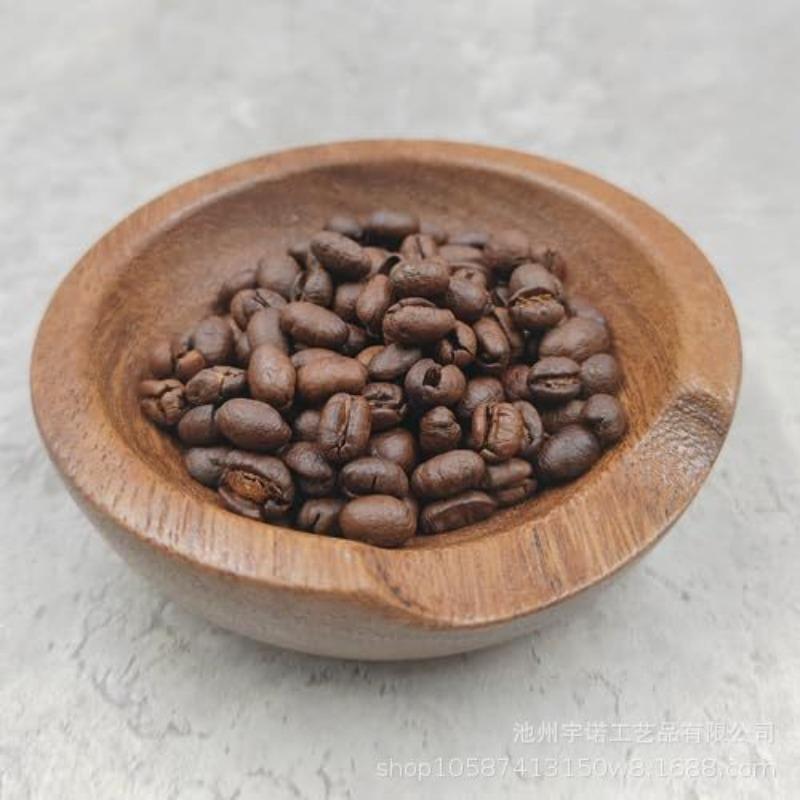 Walnut Coffee Weighing Bean Plate Anti-static Spray Coffee Powder Connecting Bean Plate Tea Spoon Shovel Weighing and Packing