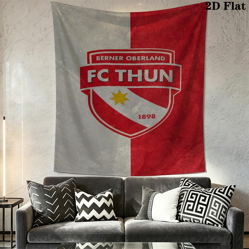 Fc Thun Wall Tapestry Aesthetic Wall Hanging Printed Fabric Blanket Decorative Tapestries for Bedroom Living Room Home Decor