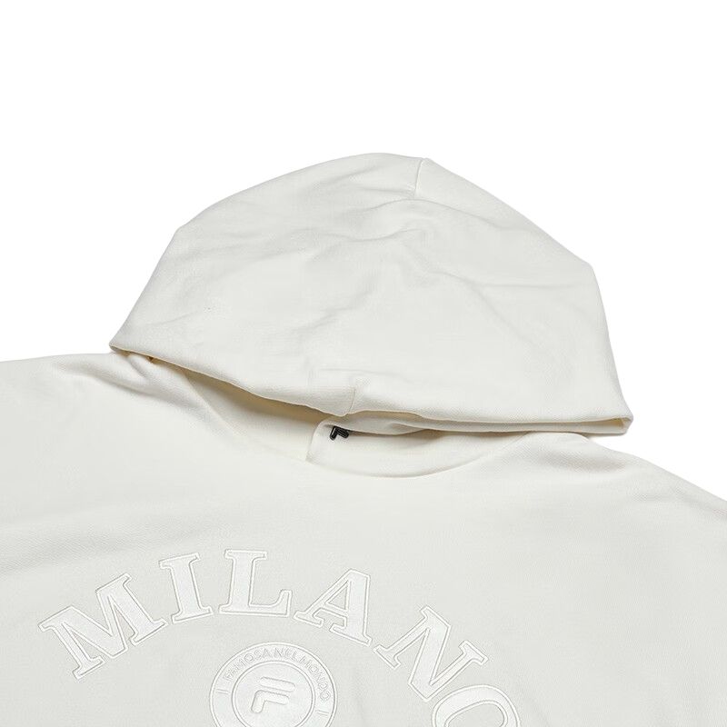 New FILA Sweatshirts Unisex Porcelain White F11U345202F-IV
