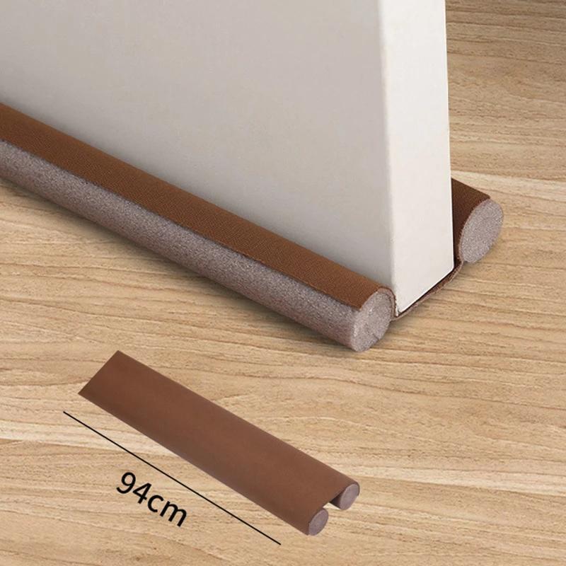 

Weather Strip Flexible Under Door Draft Stopper Door Bottom Seal Strip Weather Strip Thicker Anti-Cold Gap Blocker Sealing коричневий