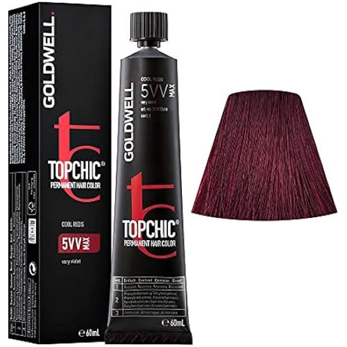 Teinture Pour Cheveux - GOLDWELL - Topchic - 5VV Max - Crème - 0.06 L