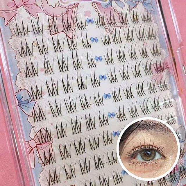 Mogugu - Набор Кластерных Накладных Ресниц Фея T32 - 10 Pairs