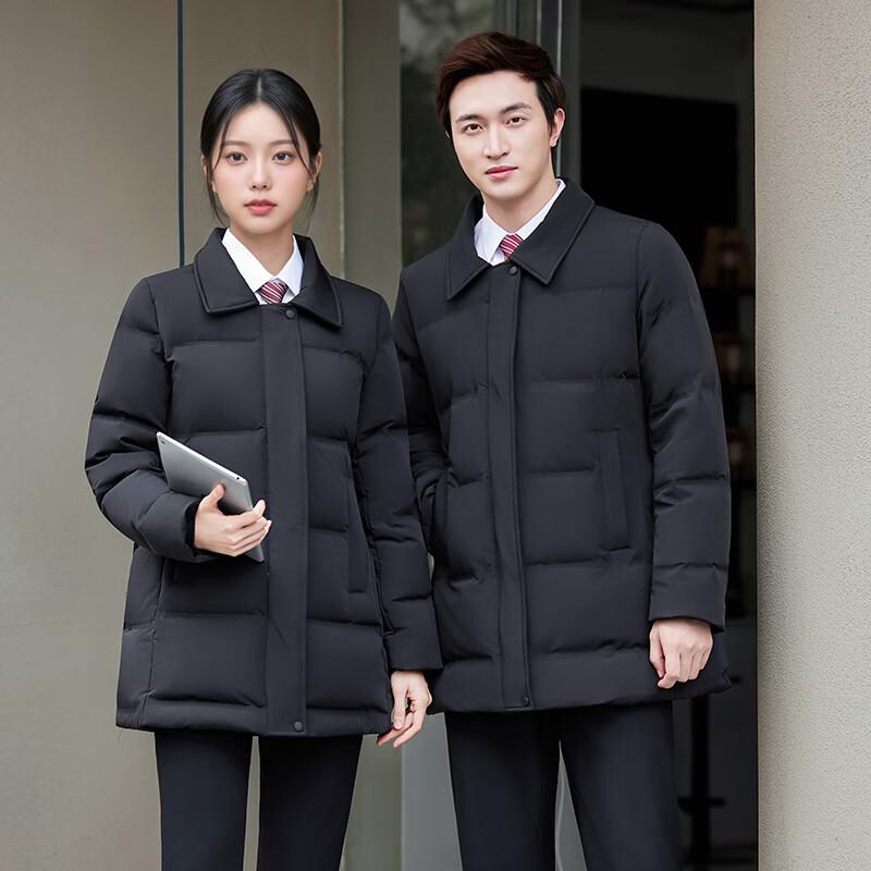 Taluoman Unisex Lapel Down Jacket Uniform L