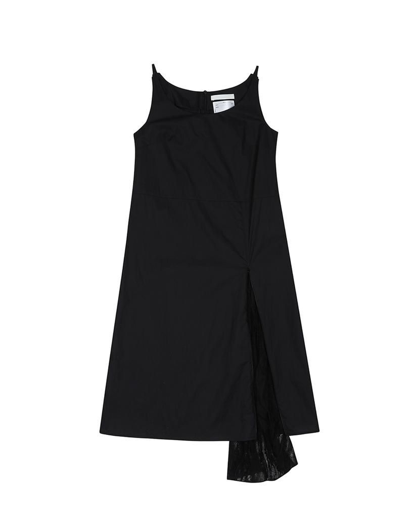 SEEN Hidden Lace Nylon Dress (Black)