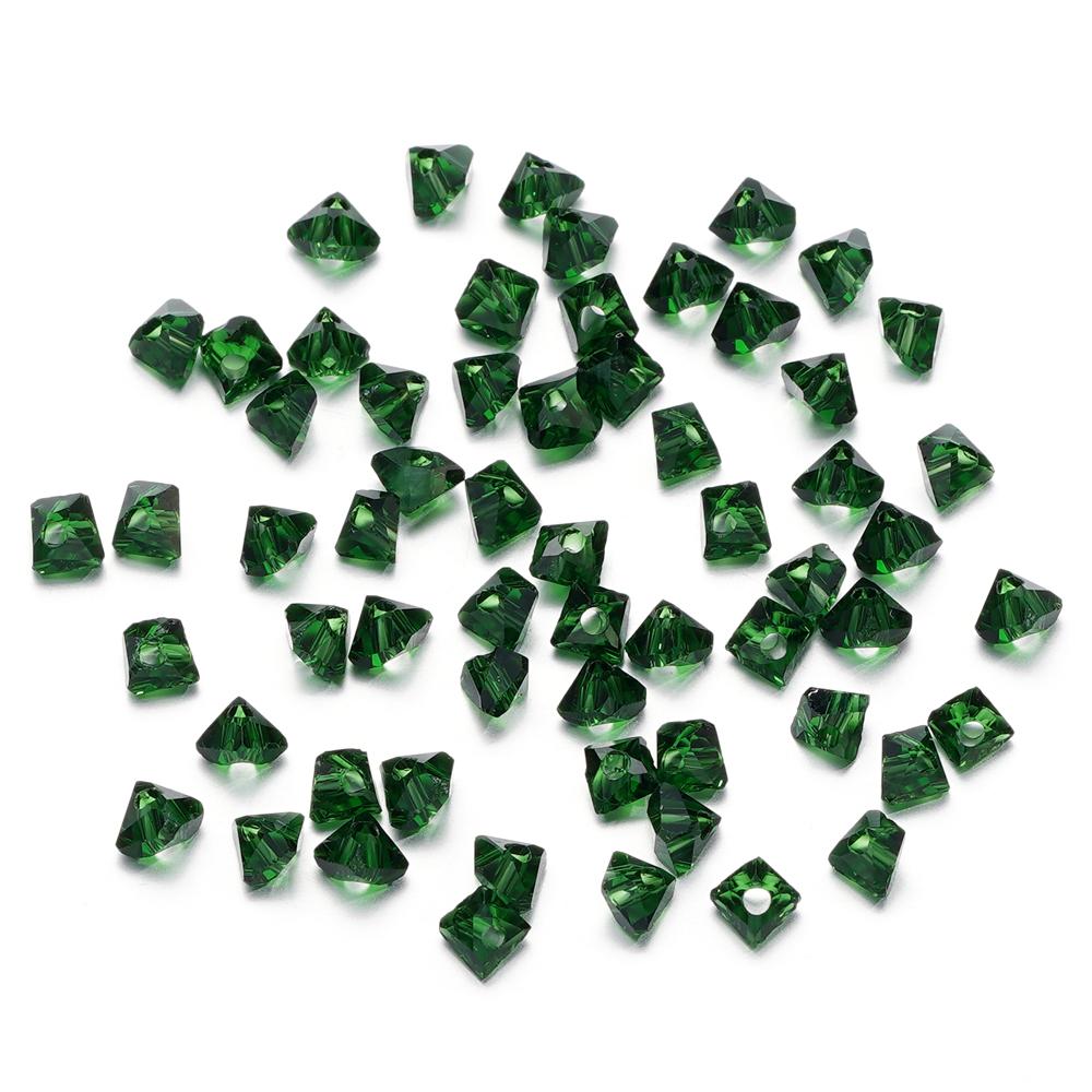 A string 4mm 6mm Irregular Crystal Glass Beads Necklace Czech Rondelle Loose Beads For DIY Jewelry Bracelet Making Accessories
