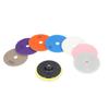 7Pcs Diamond Polishing Pads Wet Dry Polish Kit Grit 1Pc Backer Grinding Granite Marble 4in