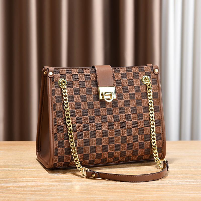 

Bag Women s Bag 2025 New Fashion Large Capacity Portable Tote Bag Women s Shoulder Crossbody Chain Bag Women s Bag