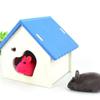 Trendy Hamster Wooden Nest Sleeping  House Home Luxury Cage Pet Diy Hideout Hut Toy Sports Climbing Frame Small Animal Supplies