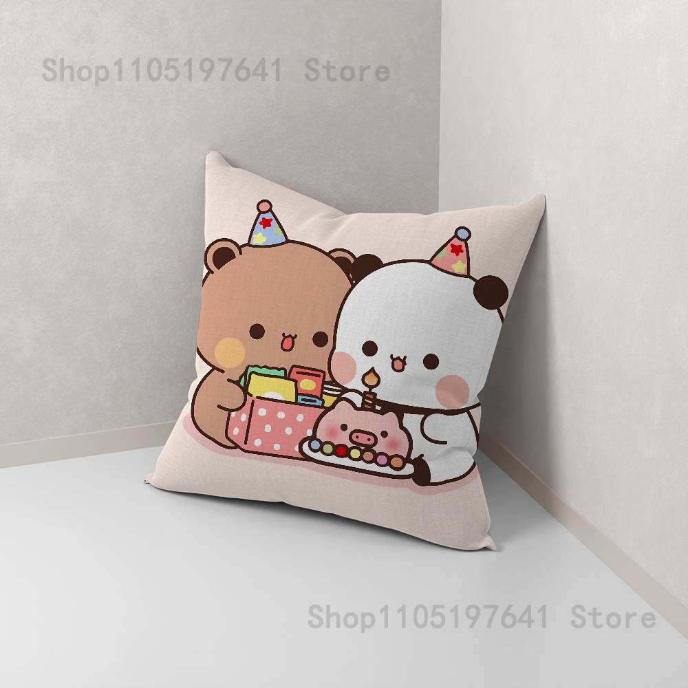 Cartoon Lovely Cute BuBu DuDu Pillow Case For Sofa Decor Car Office Room Printing Cushion Cover Decorations and Protector