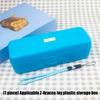 Shelf and Drawer Storage Case for ZipString Aracna, Blue Hard Shell Plastic Box with Hinged Shell Form for Travel Bag Carry and Daily Use