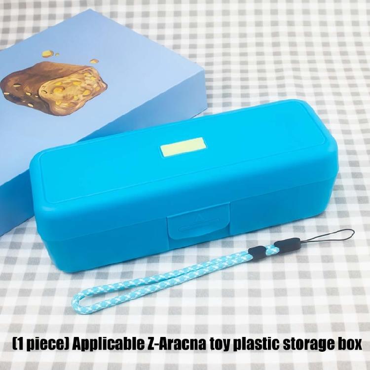 Shelf and Drawer Storage Case for ZipString Aracna, Blue Hard Shell Plastic Box with Hinged Shell Form for Travel Bag Carry and Daily Use