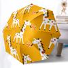 1pc Giraffe Pattern Automatic Opening/Closing Umbrella with Operation & Windproof Canopy - Folding Design, Holiday Gift Yy260225141