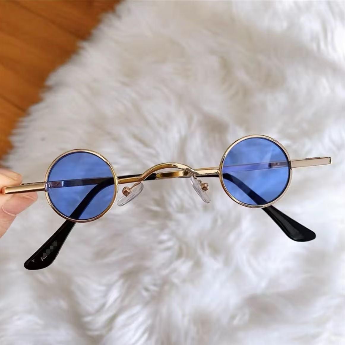 

Супер Маленькі Круглі Ретро Сонцезахисні Окуляри Міні Кругла Оправа Фото Маленькі Окуляри Чоловічі Та Жіночі Сонцезахисні Окуляри Панк Тренд