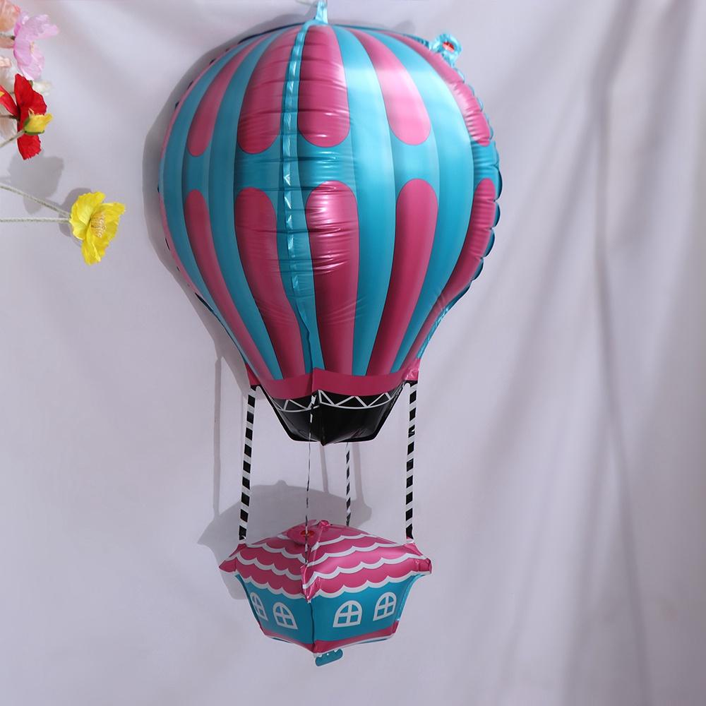 Interessanter Verdickter 4D Heißluftballon Niedlicher Cartoon Folienballon Aufblasbarer Partydekorationsballon Heimdekoration